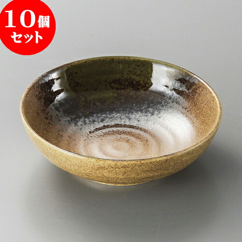 10個セット 向付 伊賀風織部吹内外4.5ボール [ 15.5 x 4.5cm ] | 和食器 鉢 小鉢 ボウル 浅鉢 料亭 ホテル 食器 業務用 飲食店 カフェ うつわ 器 おしゃれ かわいい ギフト プレゼント 内祝い 誕生日 贈り物 贈答品 おすすめ 食器セット｜せともの本舗