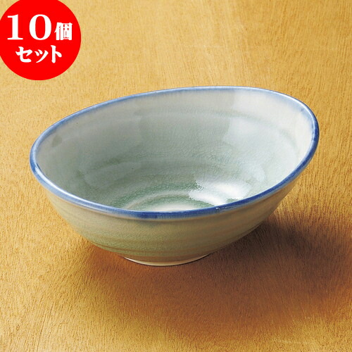 10個セット 大鉢 御深井小判型ボール [ 18 x 14.8 x 6cm ] | 中鉢 盛鉢 取り鉢 ボウル 中 おすすめ 人気 食器 業務用 飲食店 カフェ うつわ 器 おしゃれ かわいい お洒落 ギフト プレゼント 引き出物 内祝い 結婚祝い 誕生日 贈り物 贈答品 食器セット