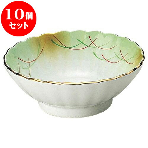 手数料安い 10個セット 和陶オープン 金吹きヒワ武蔵野 菊型呑水 12 X 4 5cm 0cc 料亭 旅館 和食器 飲食店 業務用 せともの本舗 再再販 Itez In