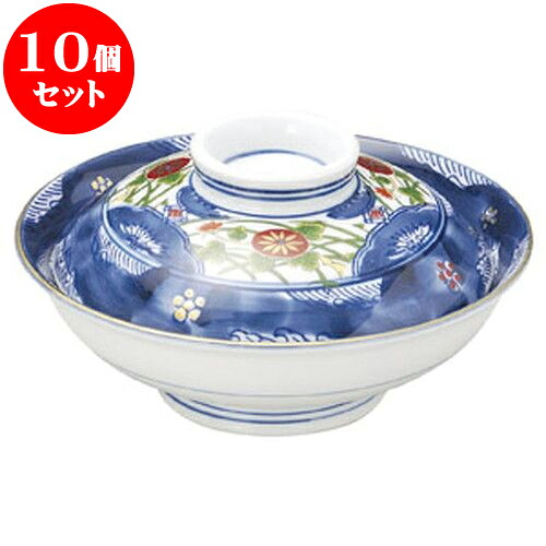 10個セット 和陶オープン 古伊万里 蓋向 [ 17.5 x 9.5cm ] | 人気 おすすめ 食器 洋食器 業務用 飲食店 カフェ うつわ 器 おしゃれ かわいい ギフト プレゼント 誕生日 贈答品 食器セット 食器セット