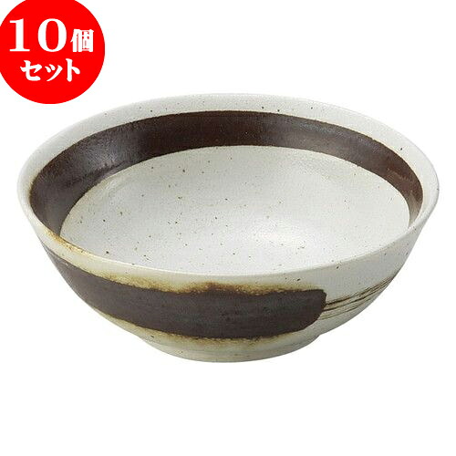 10個セット 和陶オープン 錆刷毛 ゆらぎ4.0鉢 [ 12 x 4.5cm ] | 小鉢 小 小さい 鉢 ボウル 万能 人気 おすすめ 食器 業務用 飲食店 カフェ うつわ 器 おしゃれ かわいい ギフト プレゼント内祝い 結婚祝い 誕生日 贈り物 贈答品 食器セット