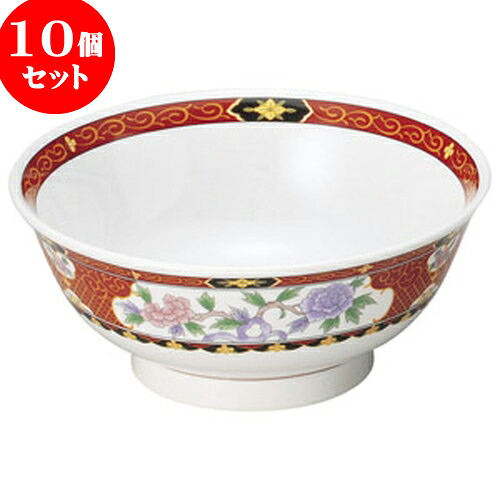 10個セット 中華オープン 紅花祥 6.5高台丼 [ 20 x 8.3cm ・ 1,200cc ] | 人気 おすすめ 食器 洋食器 業務用 飲食店 カフェ うつわ 器 おしゃれ かわいい ギフト プレゼント 誕生日 贈答品 食器セット 食器セット