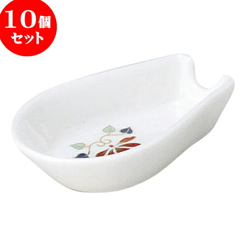 10個セット 中華オープン ニューボン紅華妃 レンゲ台 [ 9.2 x 5.4cm ] | 人気 おすすめ 食器 洋食器 業務用 飲食店 カフェ うつわ 器 おしゃれ かわいい ギフト プレゼント 誕生日 贈答品 食器セット 食器セット｜せともの本舗