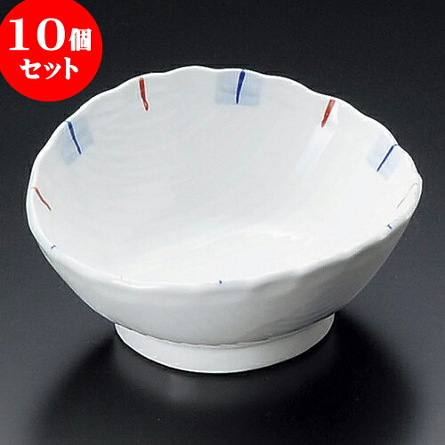 10個セット 小鉢 二色十草楕円小鉢 [ 11.6 x 10.3 x 5.8cm ] | 小鉢 小 小さい 鉢 ボウル 万能 人気 おすすめ 食器 業務用 飲食店 カフェ うつわ 器 おしゃれ かわいい ギフト プレゼント内祝い 結婚祝い 誕生日 贈り物 贈答品 食器セット
