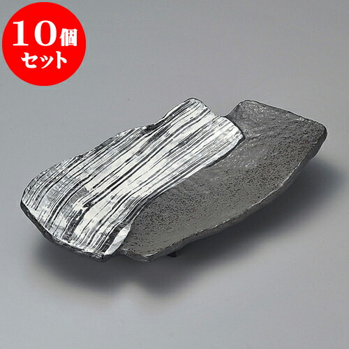 10個仕掛ける 長角皿 炭化土白毛はらい目2枚重ね尺2皿 [ 37 x 22.5 x 7.5糎 ] | 角 角皿 真四角 食器 御役目用 飲食店 喫茶店 うつわ 器 今めかしい 愛くるしげ 差し上げ物 差し上げ物 差し上げ物 内祝い 一緒になる祝賀会 生まれ落ちる日 差し上げ物 差しあげる品 おすすめ 食器仕掛ける