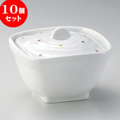 10個仕かける 煮物碗 塗り付ける水玉角煮物碗 [ 10 x 10 x 7.5珊 ] | 煮物 お食事処 はたご屋 煮炊き 碗 一般受け おすすめ 食器 お勤め用 飲食店 喫茶店 うつわ 器 格好のいい 愛くるしい 差し上げ物 差し上げ物 差し上げ物 生まれ落ちる日 差し上げ物 譲りわたす品 食器仕かける 食器-キッチン用品・食器・調理器具-煮物椀