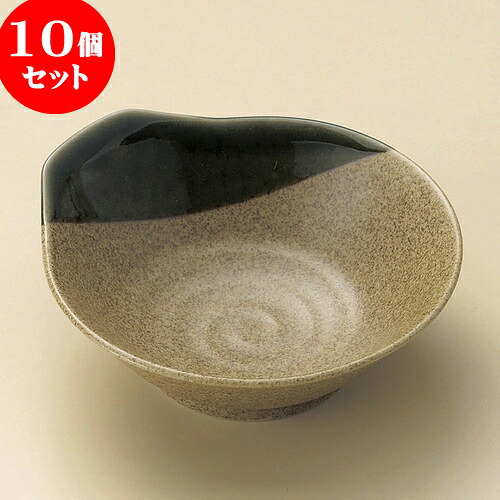 10個セット 呑水 伊賀風塗分新呑水 [ 13.1 x 12.4 x 4.6cm ] | 和食器 呑水 とんすい 玉割 料亭 ホテル 食器 業務用 飲食店 カフェ うつわ 器 おしゃれ かわいい ギフト プレゼント 内祝い 誕生日 贈り物 贈答品 おすすめ 食器セット