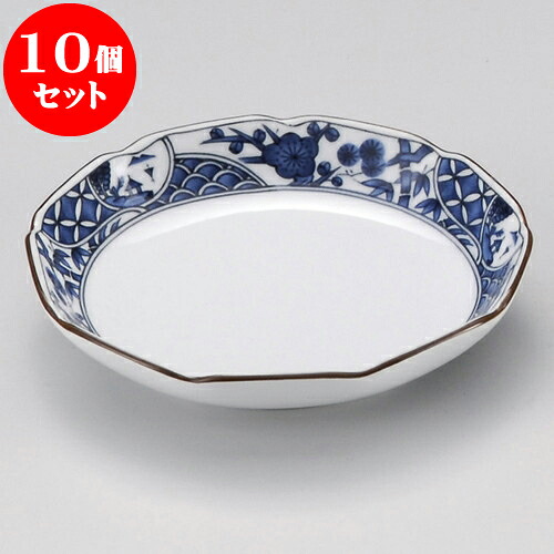 10個セット 小皿 染付松竹梅小皿 [ 11.8 x 2.2cm ] | 小皿 取り皿 人気 おすすめ 食器 業務用 飲食店 小さいお皿 カフェ うつわ 器 おしゃれ かわいい ギフト プレゼント 引き出物 誕生日 贈り物 贈答品 SNS 便利 内祝い 開店祝 普段使い 引っ越し祝い 食器セット 16,835円