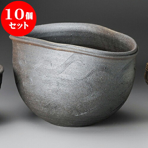 10個セット ワインクーラー 炭化ワインクーラー（信楽焼） [ 30 x 18.5 x 17.5cm ] | ワイン ソムリエ ワイナリー 洋酒 居酒屋 バー bar 晩酌 人気 おすすめ 食器 業務用 飲食店 カフェ うつわ 器 おしゃれ かわいい ギフト 引き出物 誕生日 贈り物 食器セット