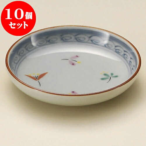 10個セット 小皿 花小紋小皿（有田焼） [ 9.7 x 2.2cm ] | 小皿 取り皿 人気 おすすめ 食器 業務用 飲食店 小さいお皿 カフェ うつわ 器 おしゃれ かわいい ギフト プレゼント 引き出物 誕生日 贈り物 贈答品 SNS 便利 内祝い 開店祝 普段使い 引っ越し祝い 食器セット｜せともの本舗