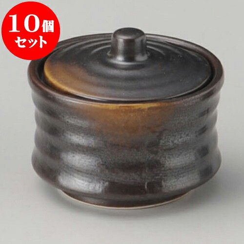 10個セット 卓上カスターセット 焼〆辛子入 [ 6.5 x 5.7cm ] | カスターセット 調味料入 卓上 薬味入 調理器具 キッチン 台所 プレゼント ギフト 結婚祝い 引き出物 内祝い 開店祝い 退職祝い せともの 瀬戸物 贈答品 贈り物 人気 通販 食器セット