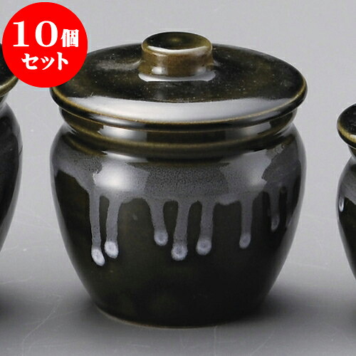 10個セット カメ 織部白流し2号カメ [ 9.5 x 9cm 250cc ] | 人気 おすすめ 食器 洋食器 業務用 飲食店 カフェ うつわ 器 おしゃれ かわいい ギフト プレゼント 誕生日 贈答品 食器セット 食器セット｜せともの本舗