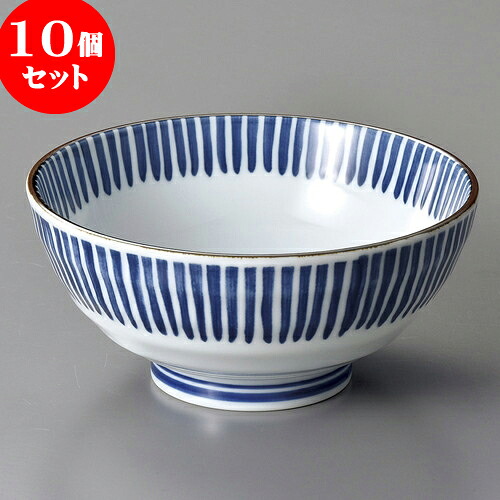 10個セット 多用丼 すだれ十草讃岐うどん丼（小） [ 16 x 8cm ] | そば丼 うどん ラーメン 麺類 どんぶり 鉢 盛り鉢 食器 業務用 飲食店 カフェ うつわ 器 おしゃれ かわいい お洒落 可愛い ギフト 引き出物 内祝い 結婚祝い 誕生日 贈り物 おすすめ 食器セット
