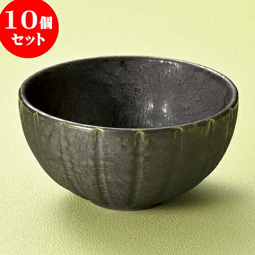 10個セット 多用丼 銀釉彫り4.5丼 [ 14 x 7.3cm ] | お好み丼 丼ぶり カフェ丼 鉢 ラーメン そば うどん ボウル 食器 業務用 飲食店 カフェ うつわ 器 おしゃれ かわいい ギフト プレゼント 誕生日 贈り物 贈答品 食器セット