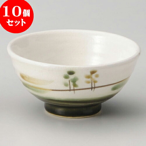 10個書き割り 睦揃 粉引風景茶碗（大） [ 11.5 x 6.5珊 ] 食べ物屋 はたご屋 和食器 飲食店 御勤め用 | 茶碗 湯呑 有りの実 夫婦関係 湯のみ ちゃわん 一般受け おすすめ 食器 御勤め用 飲食店 喫茶店 うつわ 器 今めかしい 愛くるしい 差し上げ物 差し上げ物 差し上げ物 生まれ落ちる日 差し上げ物 呉れて遣る品 食器書き割り