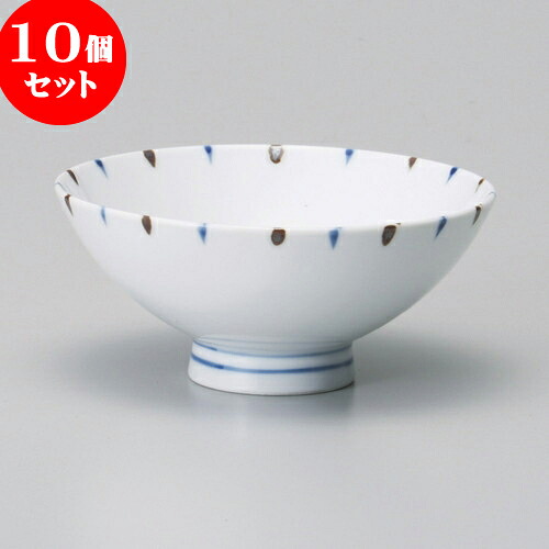 10個セット 茶碗 渕二色十草中平 [ 11.7 x 5cm ] | ちゃわん お茶碗 飯碗 ご飯茶碗 白米 人気 おすすめ 食器 業務用 飲食店 カフェ うつわ 器 おしゃれ かわいい ギフト プレゼント 引き出物 誕生日 贈り物 贈答品 食器セット