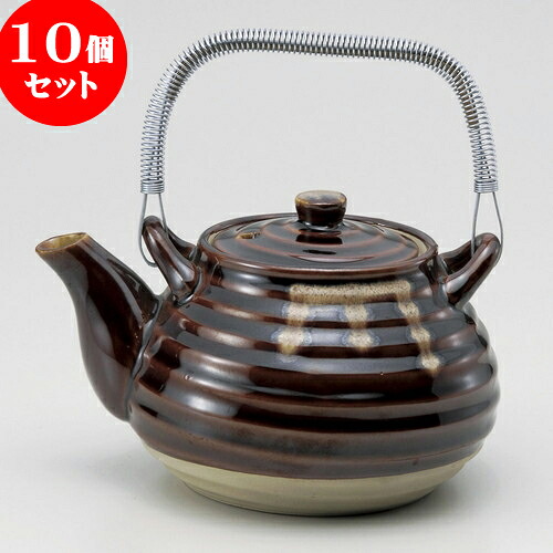 10個セット 耐熱土瓶 茶流し6号薬土瓶 [ 19.5 x 15.5 x 12cm 1,150cc ] | ポット 急須 土瓶 お茶 大きい 一服 まったり 人気 おすすめ 食器 業務用 飲食店 カフェ うつわ 器 おしゃれ かわいい ギフト プレゼント 引き出物 誕生日 贈り物 贈答品 食器セット
