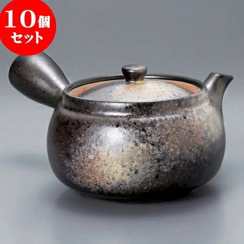 10個仕掛ける 急須 黒備前風帯意中の女急須350竓 ] | ポット 急須 きゅうす 土瓶 茶の葉 薬の１回分 まったり 一般受け おすすめ 食器 御役目用 飲食店 喫茶店 うつわ 器 今めかしい 愛くるしげ 差し上げ物 差し上げ物 差し上げ物 生まれ落ちる日 差し上げ物 差しあげる品 食器仕掛ける