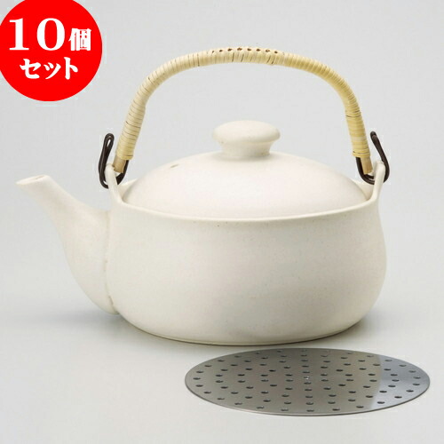 10個セット 耐熱土瓶 IH電磁対応土瓶（常滑焼） [ 1,900cc ] | ポット 急須 土瓶 お茶 大きい 一服 まったり 人気 おすすめ 食器 業務用 飲食店 カフェ うつわ 器 おしゃれ かわいい ギフト プレゼント 引き出物 誕生日 贈り物 贈答品 食器セット