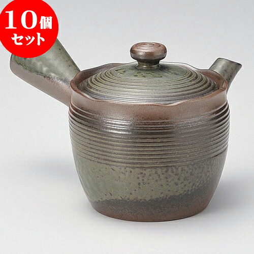 10個セット 急須 万古急須1.5花風匠（カゴ網付）（萬古焼）310cc ] | ポット 急須 きゅうす 土瓶 お茶 一服 まったり 人気 おすすめ 食器 業務用 飲食店 カフェ うつわ 器 おしゃれ かわいい ギフト プレゼント 引き出物 誕生日 贈り物 贈答品 食器セット