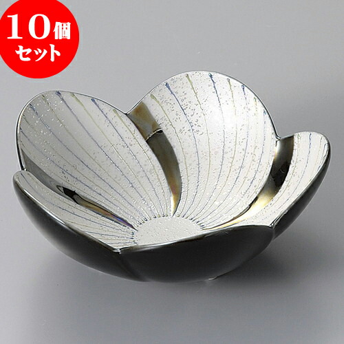 10個セット 有田焼逸品 錦しじま輪花小鉢（有田焼） [ 14.5 x 5.5cm ] | 人気 おすすめ 食器 洋食器 業務用 飲食店 カフェ うつわ 器 おしゃれ かわいい ギフト プレゼント 誕生日 贈答品 食器セット 食器セット