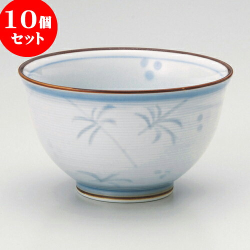 10個セット 煎茶 内外草花反仙茶（有田焼） [ 9 x 5.5cm ] | 湯呑 湯のみ せん茶 千茶 一服 人気 おすすめ 食器 業務用 飲食店 カフェ うつわ 器 おしゃれ かわいい ギフト プレゼント 引き出物 誕生日 贈り物 贈答品 食器セット