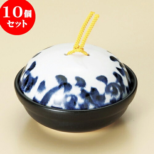 10個セット 会席鍋 染付タコ唐草会席鍋（中） [ 15 x 8cm ] | 人気 おすすめ 食器 洋食器 業務用 飲食店 カフェ うつわ 器 おしゃれ かわいい ギフト プレゼント 誕生日 贈答品 食器セット 食器セット
