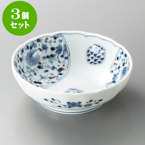 3個仕掛ける向付 錦花伊万里生盛 [ 16.5 x 5.5糎 ] | 和食器 鉢 小鉢 どんぶり鉢 浅鉢 食べ物屋 泊まり 食器 お役目用 飲食店 喫茶店 うつわ 器 今めかしい 可愛らしい 差し上げ物 差し上げ物 内祝い 生まれ落ちる日 差し上げ物 譲りわたす品 おすすめ 食器仕掛ける