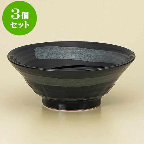 3個セット 中華丼 天目銀彩刷毛目7.0ラーメン鉢 [ 21.5 x 8.6cm ] | 丼 丼ぶり どんぶり ラーメン チャーハン 人気 おすすめ 食器 中華 飯店 中華食器 業務用 飲食店 カフェ うつわ 器 おしゃれ かわいい ギフト プレゼント 引き出物 誕生日 贈り物 贈答品 食器セット 10,672円