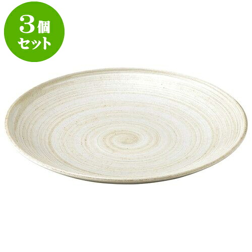 3個仕掛ける 和陶開けっ広げ 立春毛はらい目 丸9.0皿 [ 28.8 x 4糎 ] | 一般受け おすすめ 食器 洋食器 お役目用 飲食店 喫茶店 うつわ 器 今めかしい 可愛らしい 差し上げ物 差し上げ物 生まれ落ちる日 譲りわたす品 食器仕掛ける 食器仕掛ける