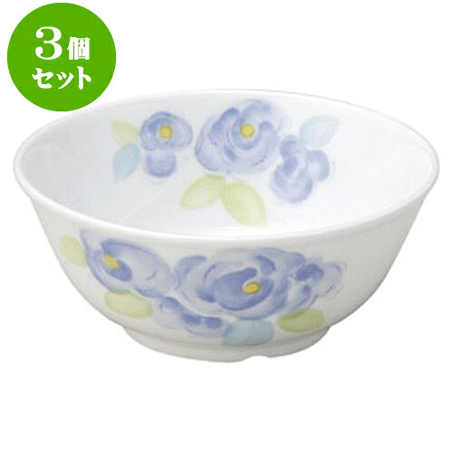 3個セット 和陶オープン ペールローズ 深鉢 [ 13.6 x 5.5cm ・ 420cc ] | 人気 おすすめ 食器 洋食器 業務用 飲食店 カフェ うつわ 器 おしゃれ かわいい ギフト プレゼント 誕生日 贈答品 食器セット 食器セット