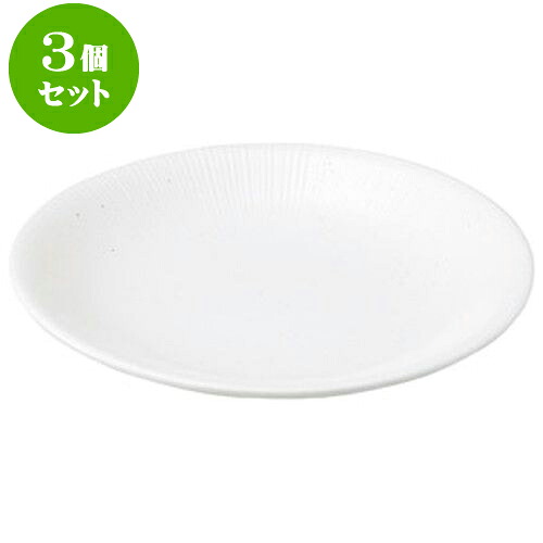 3個仕掛ける 和陶開けっ広げ 千段 粉引尺皿 [ 30.5 x 4.3糎 ] | 一般受け おすすめ 食器 洋食器 お役目用 飲食店 喫茶店 うつわ 器 今めかしい 可愛らしい 差し上げ物 差し上げ物 生まれ落ちる日 譲りわたす品 食器仕掛ける 食器仕掛ける