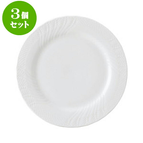 3個セット洋陶オープン ストリームホワイト 9吋ミート [ 23.5 x 1.8cm ] | 人気 おすすめ 食器 洋食器 業務用 飲食店 カフェ うつわ 器 おしゃれ かわいい ギフト プレゼント 誕生日 贈答品 食器セット 食器セット 5,185円