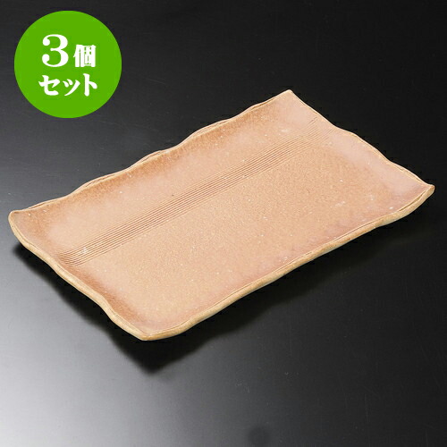 消費税無し 器 うつわ カフェ 飲食店 業務用 食器 スクエア 角皿 角 3cm X X 31 火色10 0長方皿 信楽焼 3個セット長角皿 おしゃれ おすすめ 贈答品 贈り物 誕生日 結婚祝い 内祝い 引き出物 プレゼント ギフト かわいい Tga 6617 313 3set