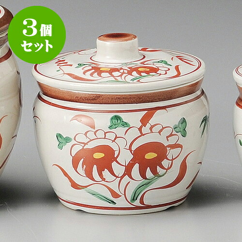 3個仕掛けるカメ 花鳥5号カメ [ 13.5 x 12.5糎 750竓 ] | つぼ 壺 壷 甕 香辛料入 漬物 七味 卓上生産品 カスター 瀬戸もの せともの 瀬戸もの お役目用 瀬戸もの 飲食店 はたご屋 食べ物屋 今めかしい 好いたらしい 室内装飾 好いたらしい 今めかしい 着飾る 差し上げ物 差し上げ物 目の前屋 差し上げ物 内祝い 食器仕掛ける