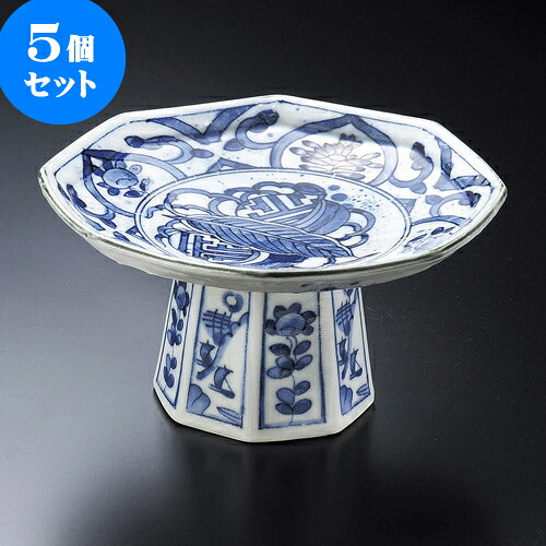 5個仕かける向付 染付ふよう高地向付 [ 16.5 x 8.5珊 ] | 和食器 鉢 小鉢 どんぶり鉢 浅鉢 お食事処 泊まり 食器 お勤め用 飲食店 喫茶店 うつわ 器 格好のいい 愛くるしい 差し上げ物 差し上げ物 内祝い 生まれ落ちる日 差し上げ物 譲りわたす品 おすすめ 食器仕かける 食器・カトラリー・グラス-皿・プレート-キッチン用品・食器・調理器具