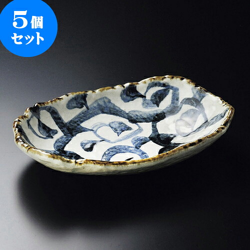 5個仕かける大鉢 新タコ唐草漬物鉢 [ 22 x 15 x 4.8珊 ] | 盛り切り鉢 盛鉢 全能 取り鉢 おすすめ 食器 お勤め用 飲食店 喫茶店 うつわ 器 格好のいい 愛くるしい 御洒落 好いたらしい 格好のいい 愛くるしい 御洒落 好いたらしい 食器仕かける 食器-鉢