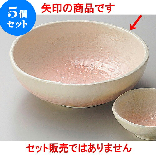 5個セット刺身 桜志野刺身鉢 [ 16.6 x 15.9 x 5.5cm ] | 和食器 刺身 鉢 ボウル 料亭 ホテル 食器 業務用 飲食店 カフェ うつわ 器 おしゃれ かわいい ギフト プレゼント 内祝い 誕生日 贈り物 贈答品 おすすめ 食器セット