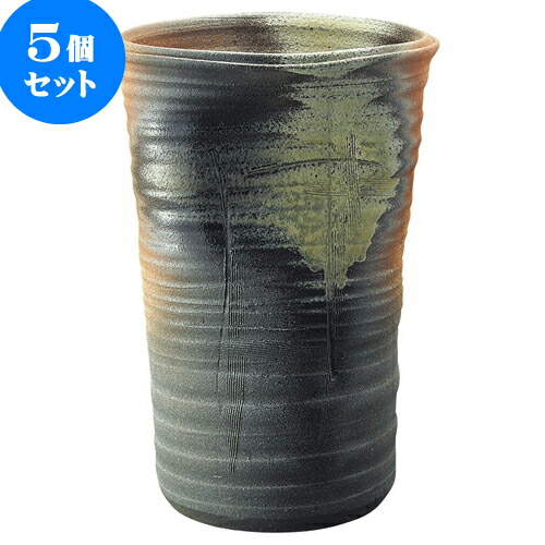 3個セット 傘立て 古窯傘立（信楽焼） [ 24 x 22 x 43cm