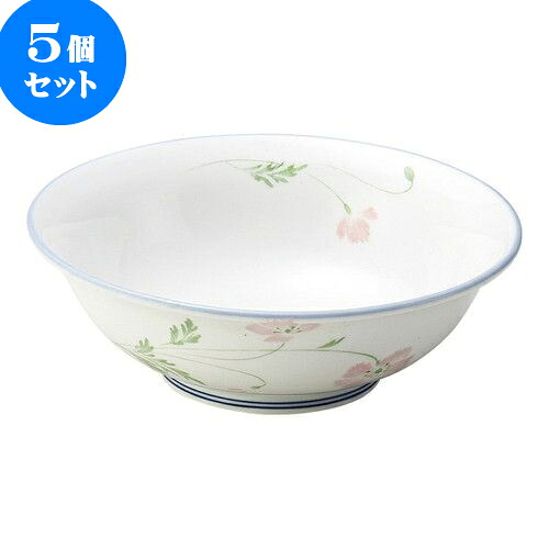 5個セット 和陶オープン マーガレット 煮物碗 [ 16.3 x 5.4cm ・ 440cc ] | 人気 おすすめ 食器 洋食器 業務用 飲食店 カフェ うつわ 器 おしゃれ かわいい ギフト プレゼント 誕生日 贈答品 食器セット 食器セット