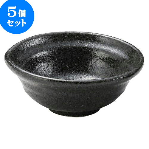 5個セット 和陶オープン 黒つゆ 3.8小鉢 [ 11.7 x 4.5cm ] | 小鉢 小 小さい 鉢 ボウル 万能 人気 おすすめ 食器 業務用 飲食店 カフェ うつわ 器 おしゃれ かわいい ギフト プレゼント内祝い 結婚祝い 誕生日 贈り物 贈答品 食器セット