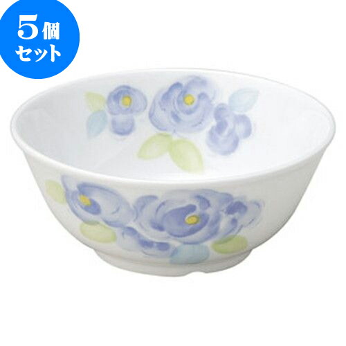 5個セット 和陶オープン ペールローズ 深鉢 [ 13.6 x 5.5cm ・ 420cc ] | 人気 おすすめ 食器 洋食器 業務用 飲食店 カフェ うつわ 器 おしゃれ かわいい ギフト プレゼント 誕生日 贈答品 食器セット 食器セット