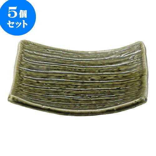 5個セット 和陶オープン 織部 四つ足5.5角皿 [ 16.5 x 16.5 x 3.5cm ] | 角 角皿 スクエア 食器 業務用 飲食店 カフェ うつわ 器 おしゃれ かわいい ギフト プレゼント 引き出物 内祝い 結婚祝い 誕生日 贈り物 贈答品 おすすめ 食器セット