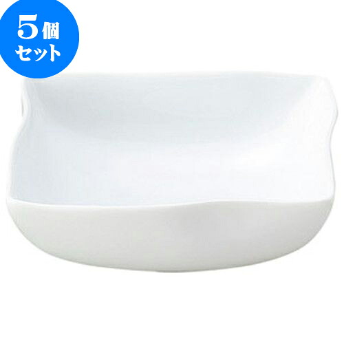 5個セット 和陶オープン イルタ青白磁 四角鉢（中） [ 13.5 x 13.5 x 5cm ] | 人気 おすすめ 食器 洋食器 業務用 飲食店 カフェ うつわ 器 おしゃれ かわいい ギフト プレゼント 誕生日 贈答品 食器セット 食器セット