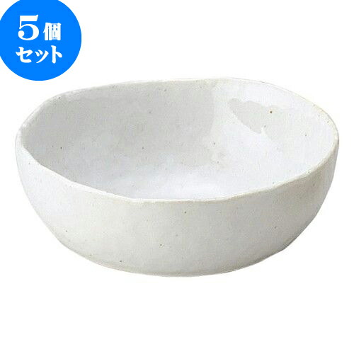5個セット 和陶オープン 無地白釉 4.0鉢 [ 12 x 5cm ] | 人気 おすすめ 食器 洋食器 業務用 飲食店 カフェ うつわ 器 おしゃれ かわいい ギフト プレゼント 誕生日 贈答品 食器セット 食器セット