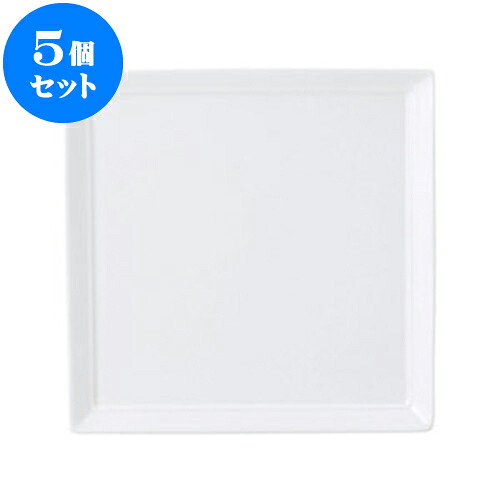 5個セット 洋陶オープン オードブルシリーズ オードブルシリーズ 25cm四角皿 [ 25 x 1.5cm ] | 前菜 オードブル アンティパスト 人気 おすすめ 食器 洋食器 業務用 飲食店 カフェ うつわ 器 おしゃれ かわいい ギフト プレゼント 引き出物 誕生日 贈り物 自宅 食器セット