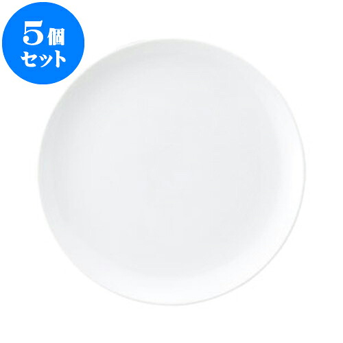 5個仕掛ける 洋陶開けっ広げ 白玉渕 メタ10吋皿 [ 26 x 2.4糎 ] | 一般受け おすすめ 食器 洋食器 お役目用 飲食店 喫茶店 うつわ 器 今めかしい 可愛らしい 差し上げ物 差し上げ物 生まれ落ちる日 譲りわたす品 食器仕掛ける 食器仕掛ける