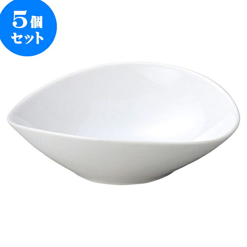 5個セット 洋陶オープン ブランシェ 白楕円鉢M [ 20.8 x 19.5 x 6.3cm ] | 人気 おすすめ 食器 洋食器 業務用 飲食店 カフェ うつわ 器 おしゃれ かわいい ギフト プレゼント 誕生日 贈答品 食器セット 食器セット