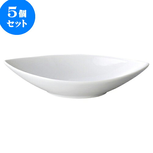 5個セット 洋陶オープン ブランシェ 白 舟型深鉢M [ 24 x 10.5 x 5.3cm ] | 人気 おすすめ 食器 洋食器 業務用 飲食店 カフェ うつわ 器 おしゃれ かわいい ギフト プレゼント 誕生日 贈答品 食器セット 食器セット