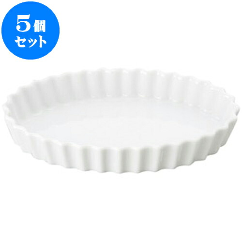 5個セット 洋陶オープン 立菊ベーキング ダ円10吋皿 [ 26 x 16.5 x 4cm ] | 人気 おすすめ 食器 洋食器 業務用 飲食店 カフェ うつわ 器 おしゃれ かわいい ギフト プレゼント 誕生日 贈答品 食器セット 食器セット｜せともの本舗